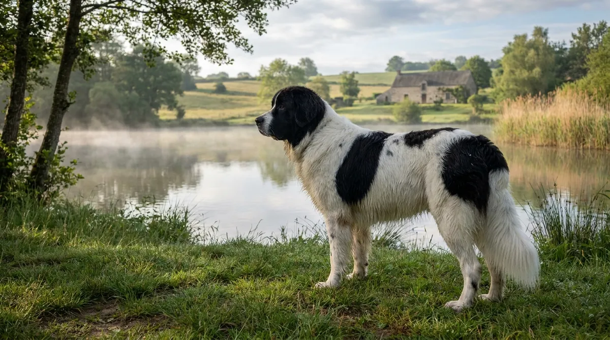 Landseer : caractère, santé et alimentation du géant nageur
