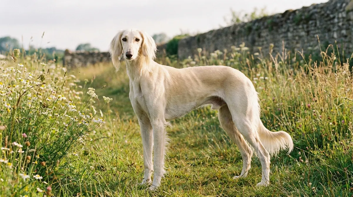 Saluki : caractère, santé et alimentation du lévrier persan