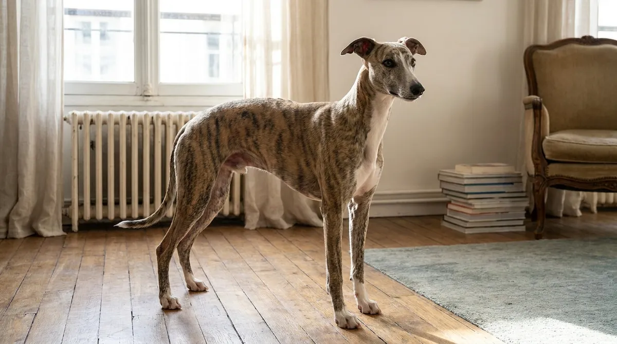 Whippet : caractère, santé et besoins du petit lévrier