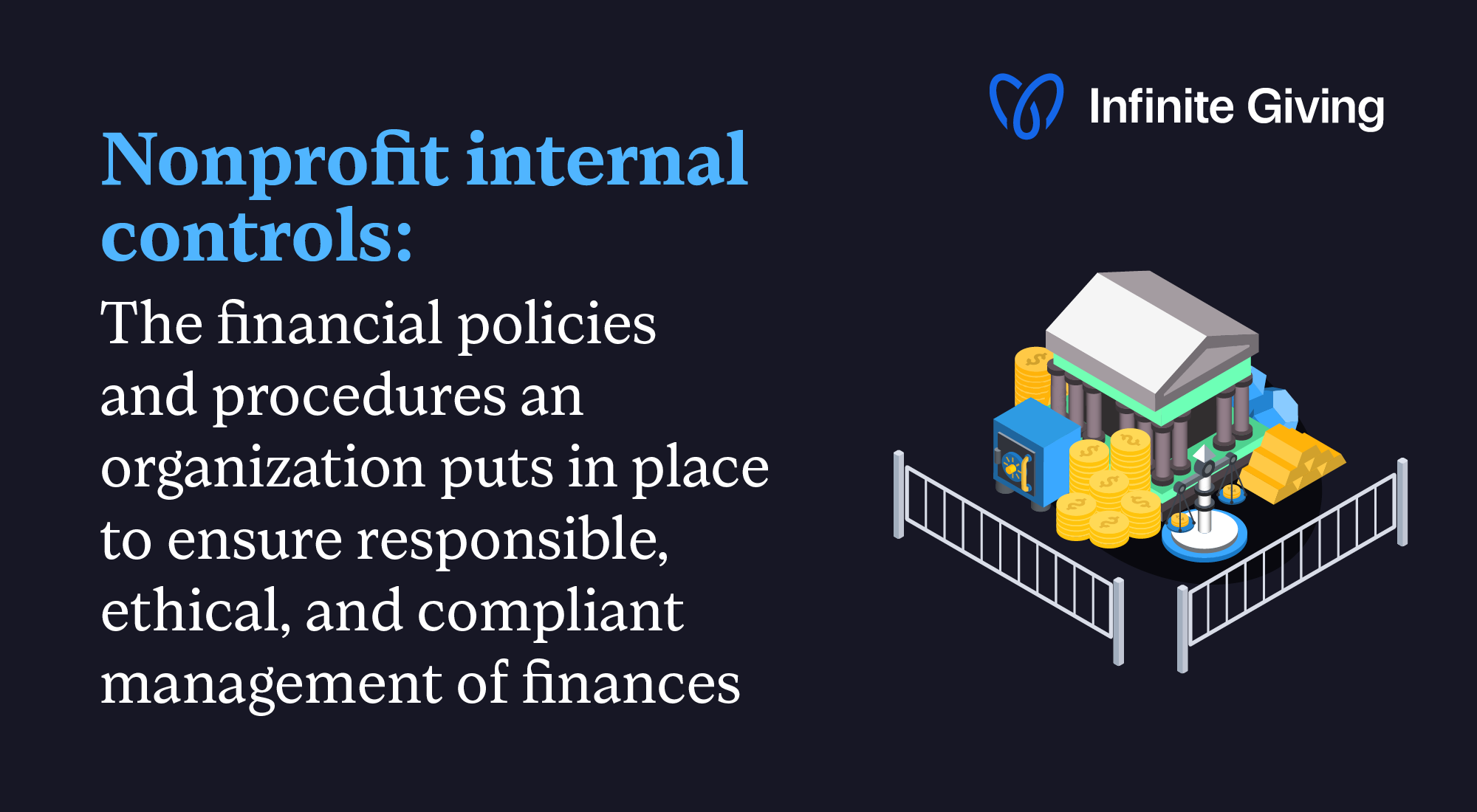 The definition of nonprofit internal controls, also listed in the text below