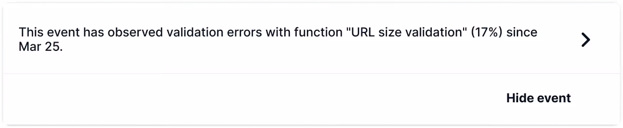 Google Analytics 4 implementation error flagged.