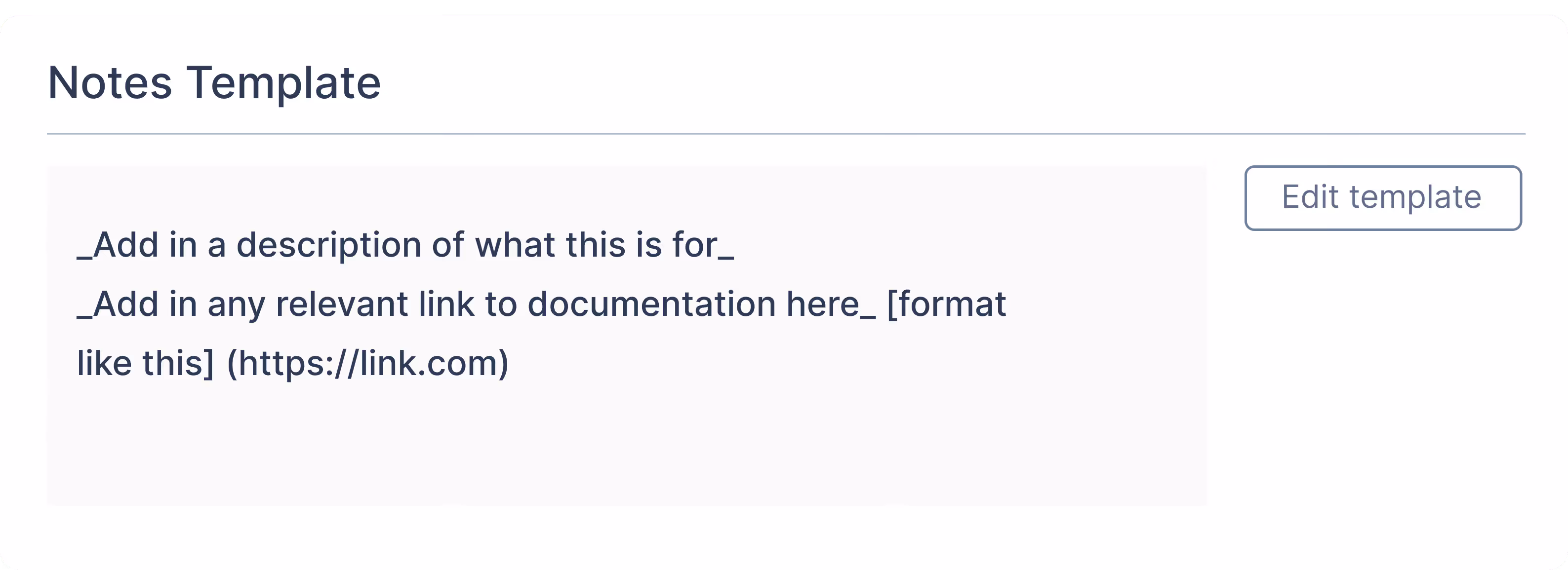 Example of how to integrate your documentation seamlessly