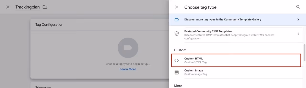 Installing Trackingplan in GTM
