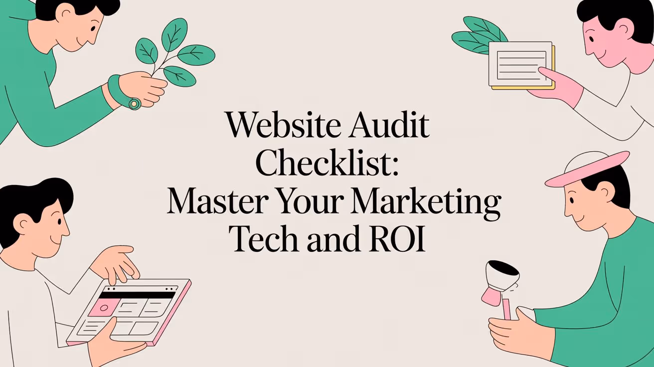 Website Audit Checklist: Master Your Marketing Tech and ROI