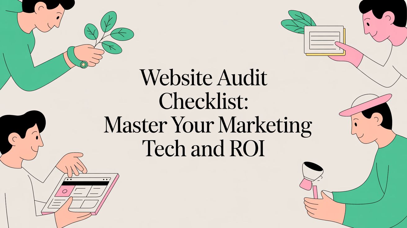 Website Audit Checklist: Master Your Marketing Tech and ROI