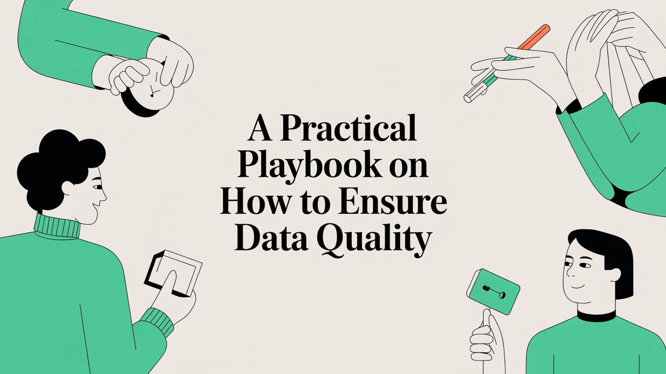A Practical Playbook on How to Ensure Data Quality