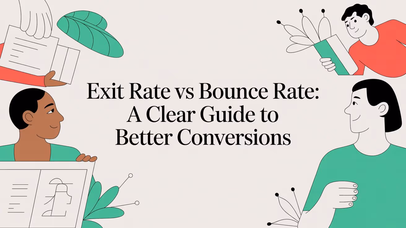 Exit rate vs bounce rate: A Clear Guide to Better Conversions