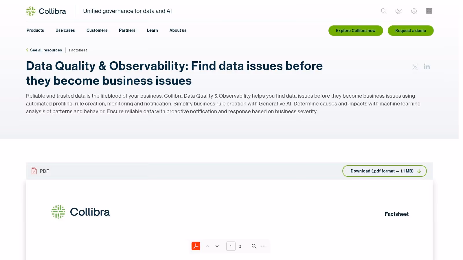 Collibra – Data Quality & Observability (Cloud)