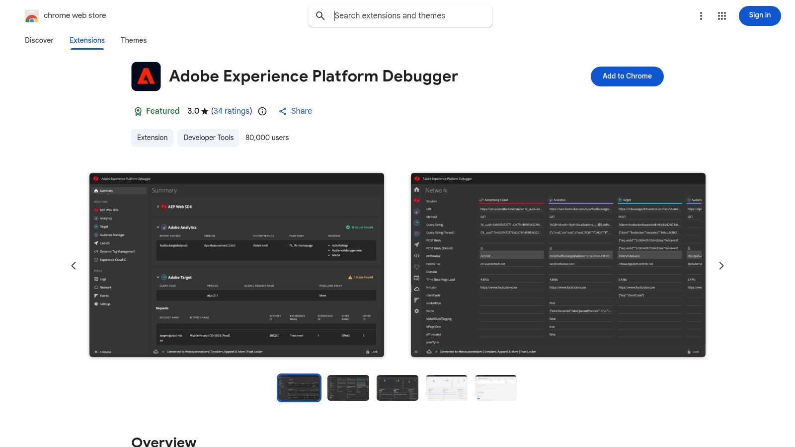 Adobe Experience Platform Debugger