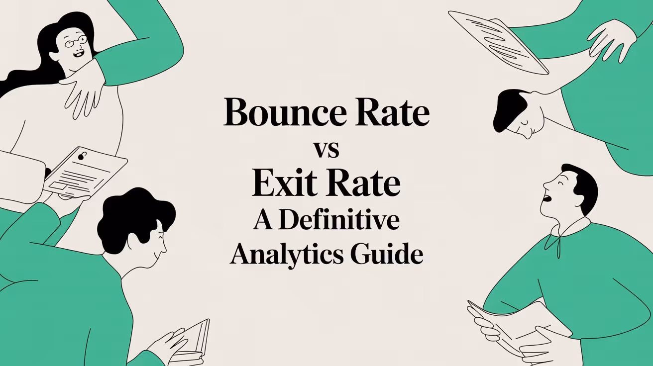 Bounce Rate vs Exit Rate A Definitive Analytics Guide