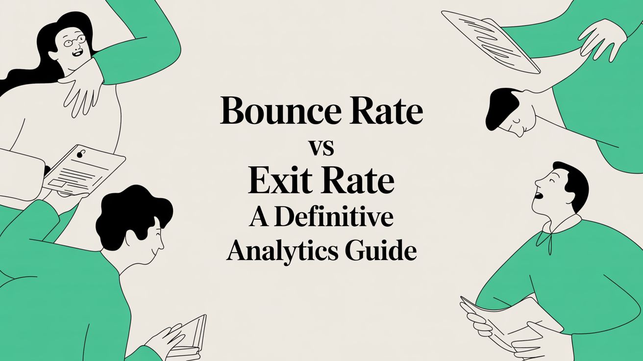 Bounce Rate vs Exit Rate A Definitive Analytics Guide