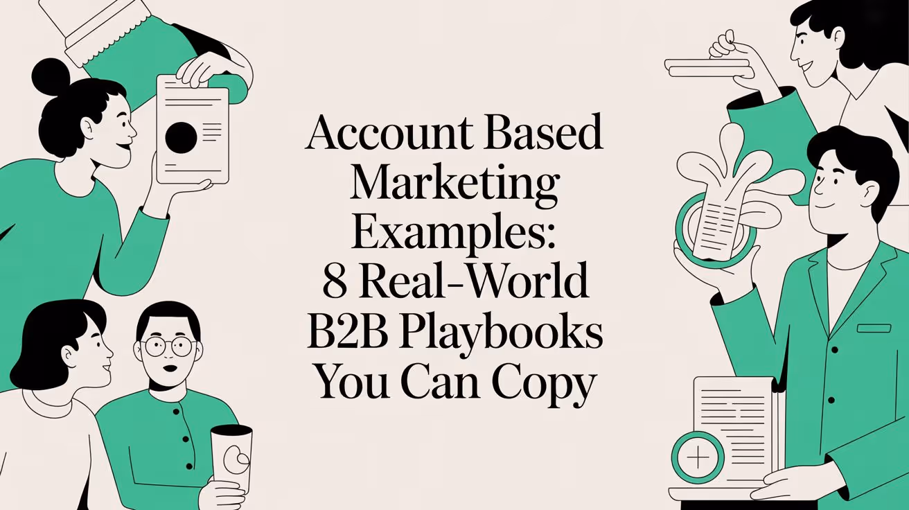 Account Based Marketing Examples: 8 Real-World B2B Playbooks You Can Copy