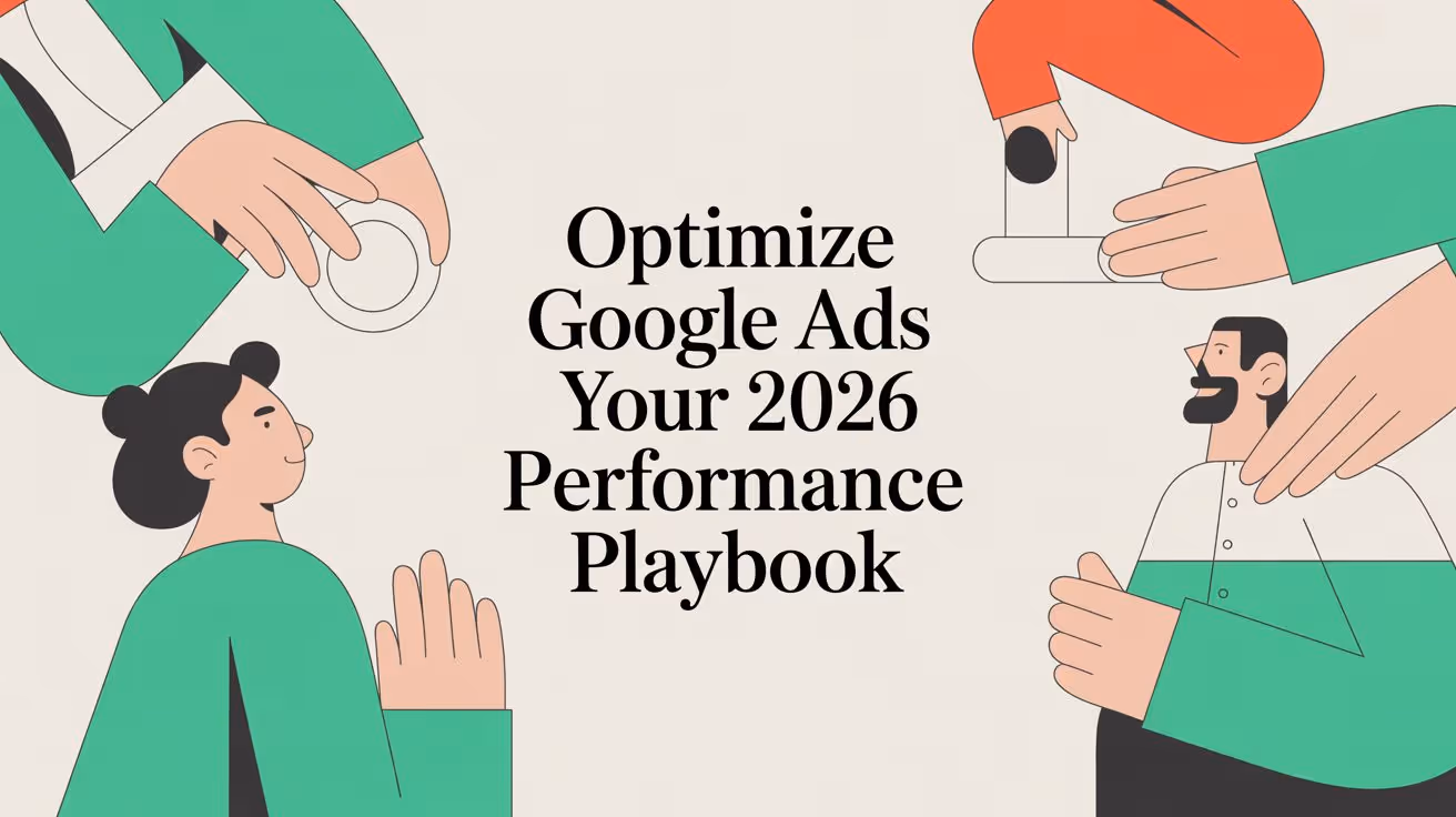 Optimize Google Ads Your 2026 Performance Playbook