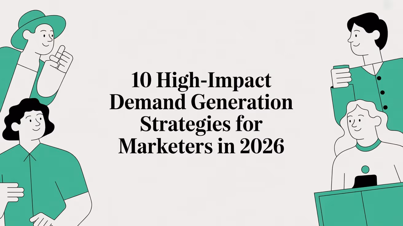 10 High-Impact Demand Generation Strategies for Marketers in 2026