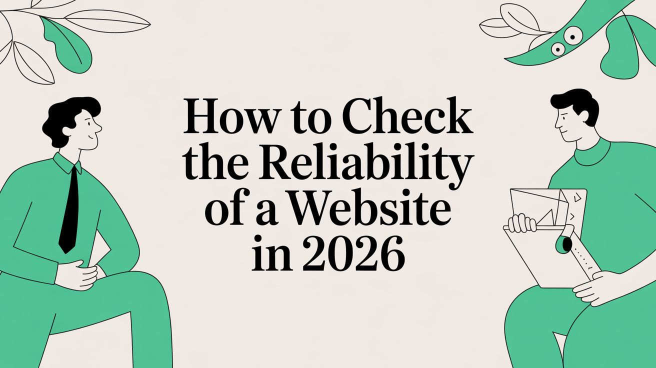 How to Check the Reliability of a Website in 2026