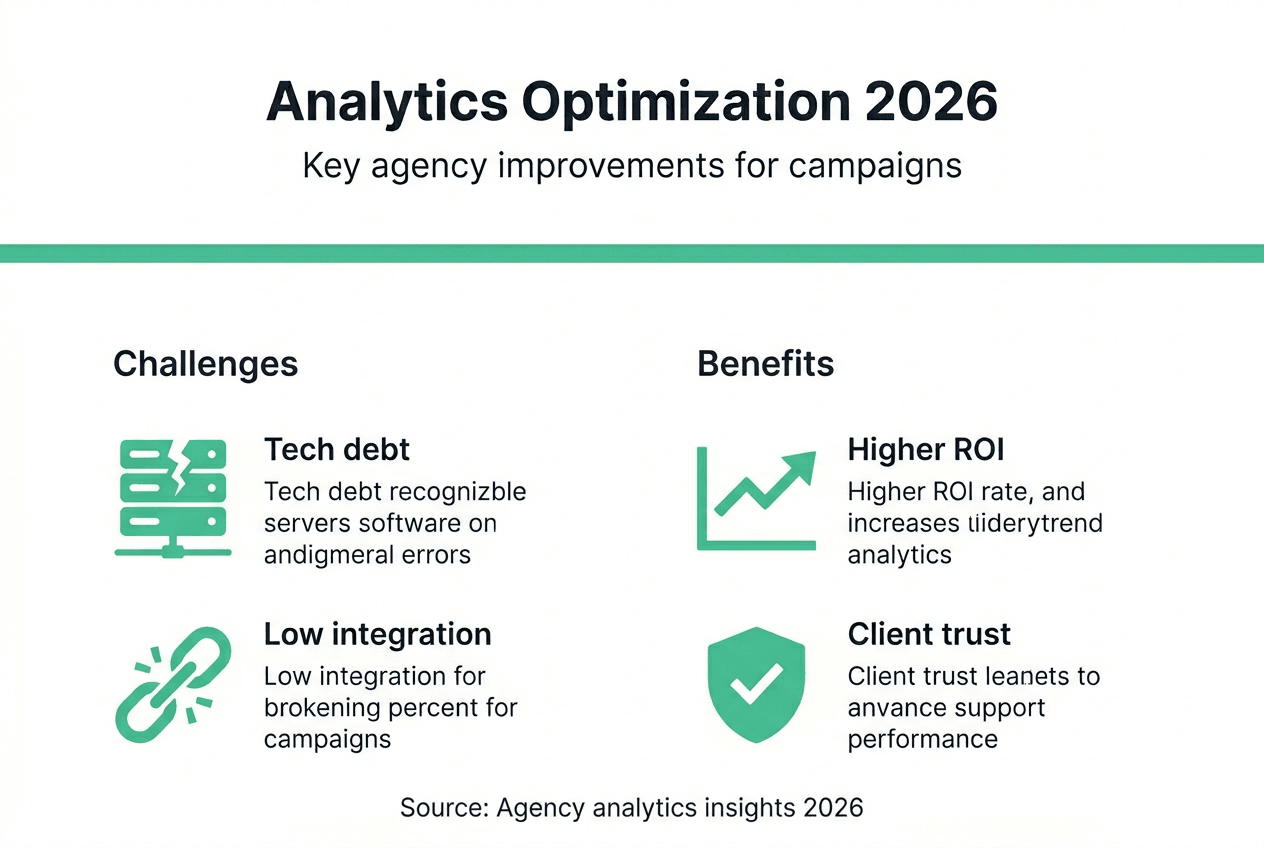 Infographic analytics campaign agency key points