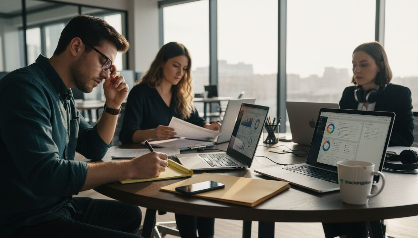 Agency analysts working on dashboards