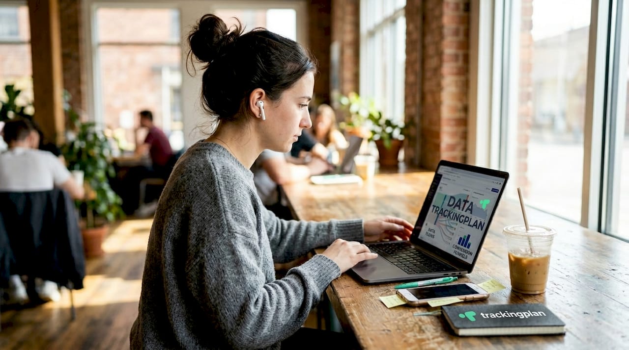 Data analyst working on algorithmic attribution