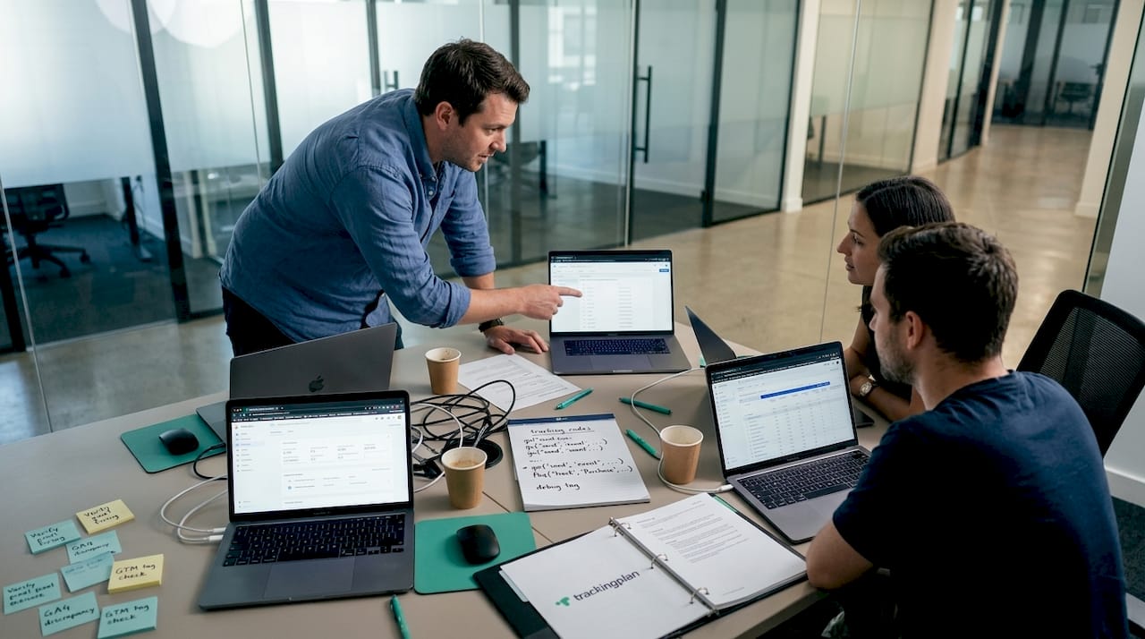 Team troubleshooting marketing analytics issues