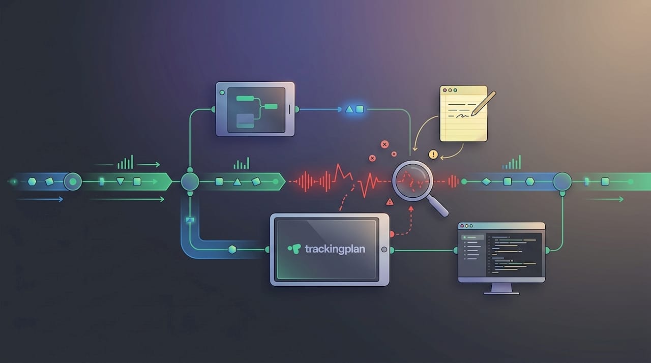 Analytics team reviewing event logs together