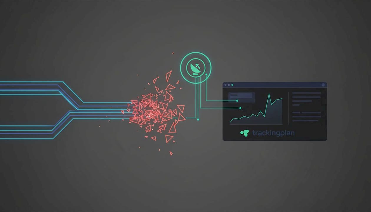 Woman checks automated analytics alerts