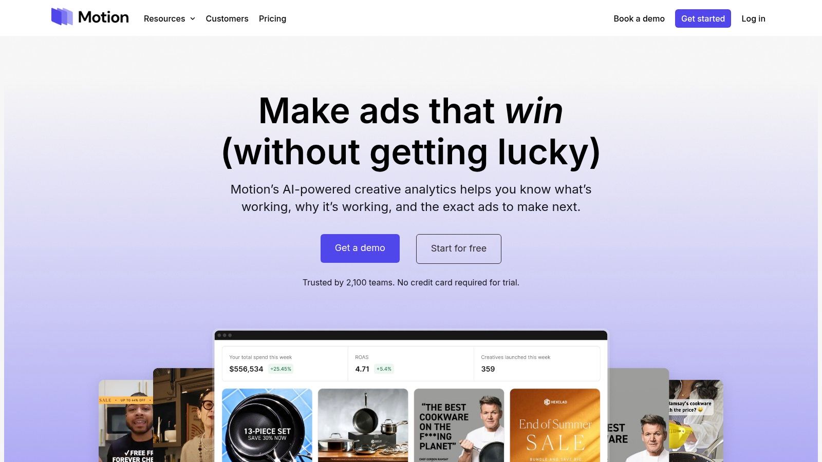 Motion, Creative Analytics for Meta