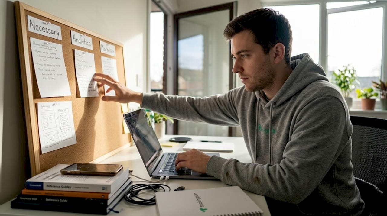 Marketer classifying cookie consent categories