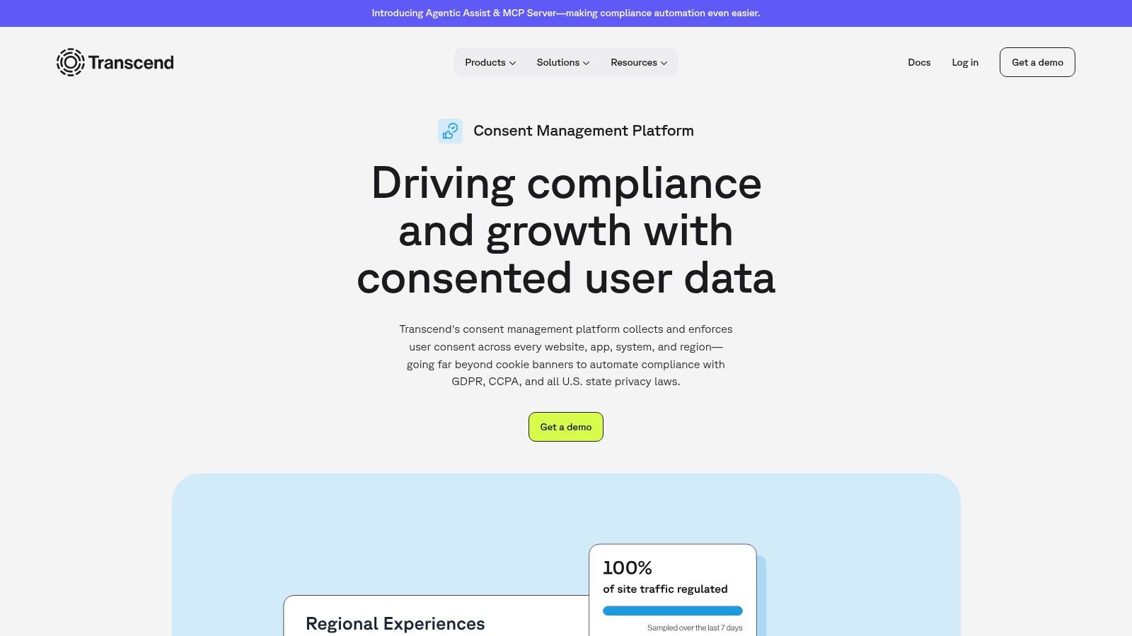 Transcend, Consent Management
