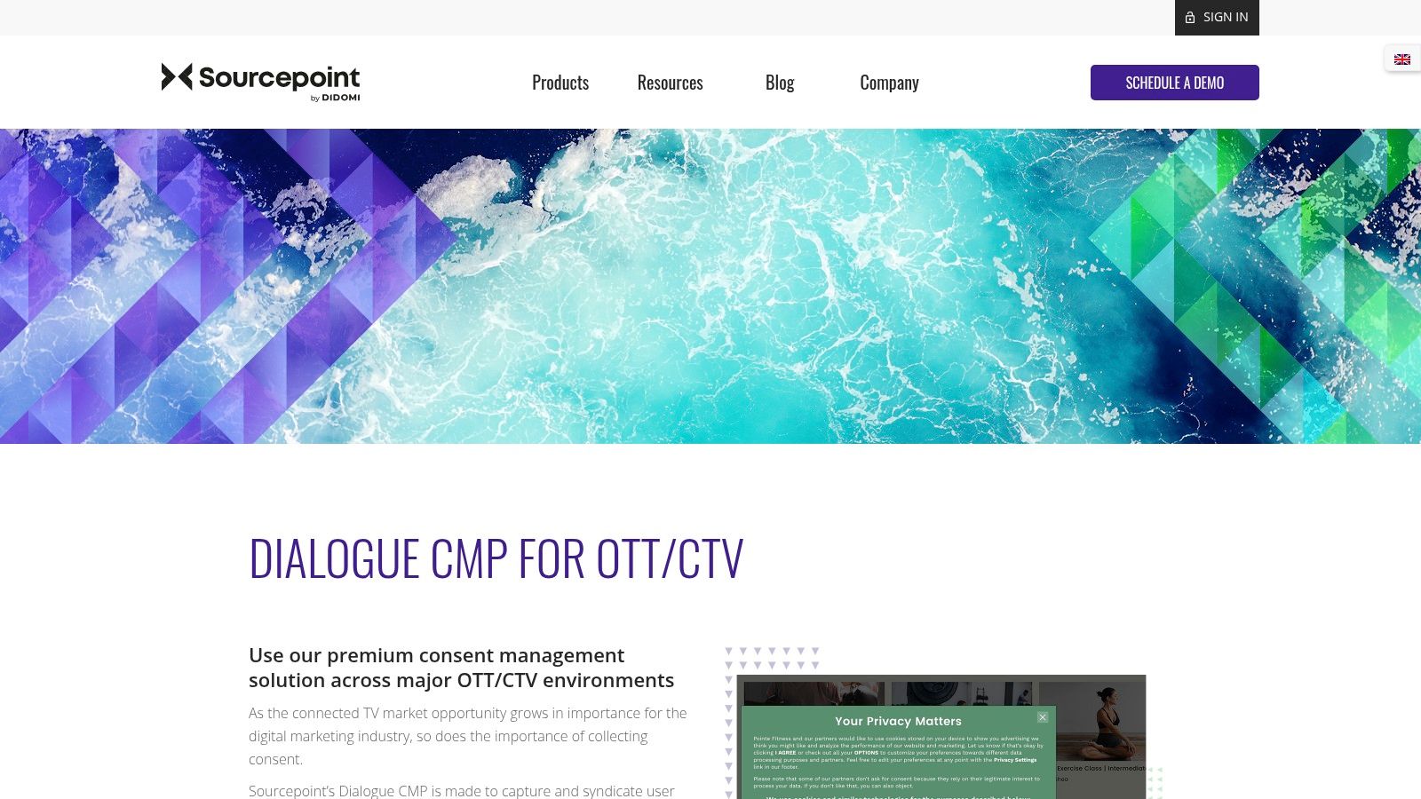 Sourcepoint (Dialogue CMP), Universal Consent & CTV Focus