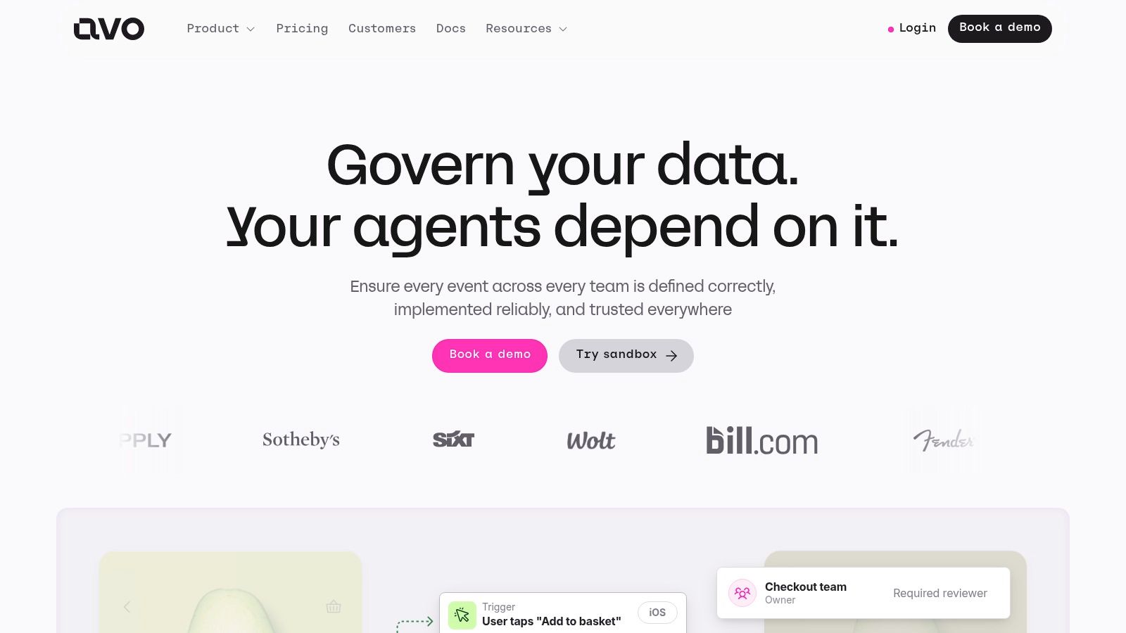 Avo (Avo Inspector + Tracking Plan)