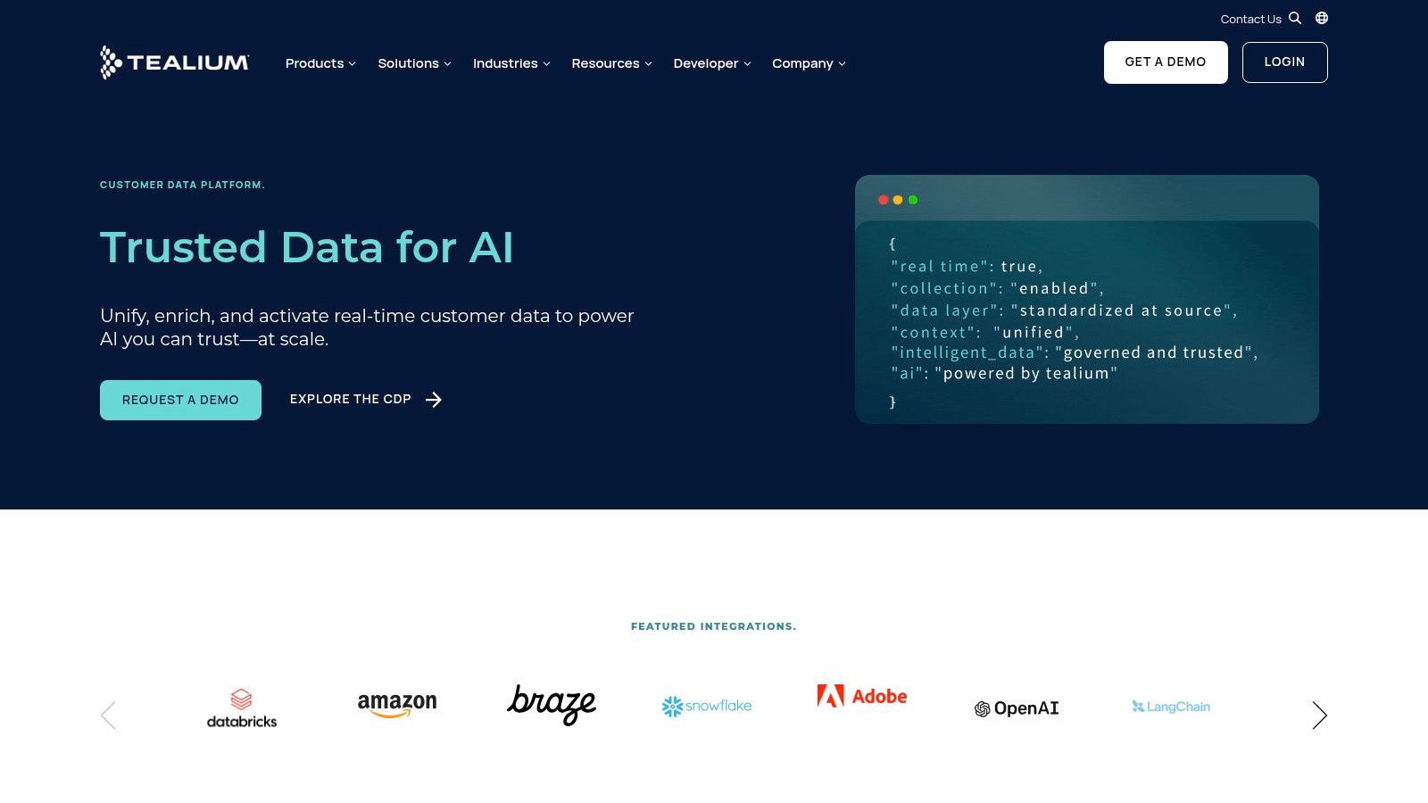 Tealium (EventStream + Event Specifications)