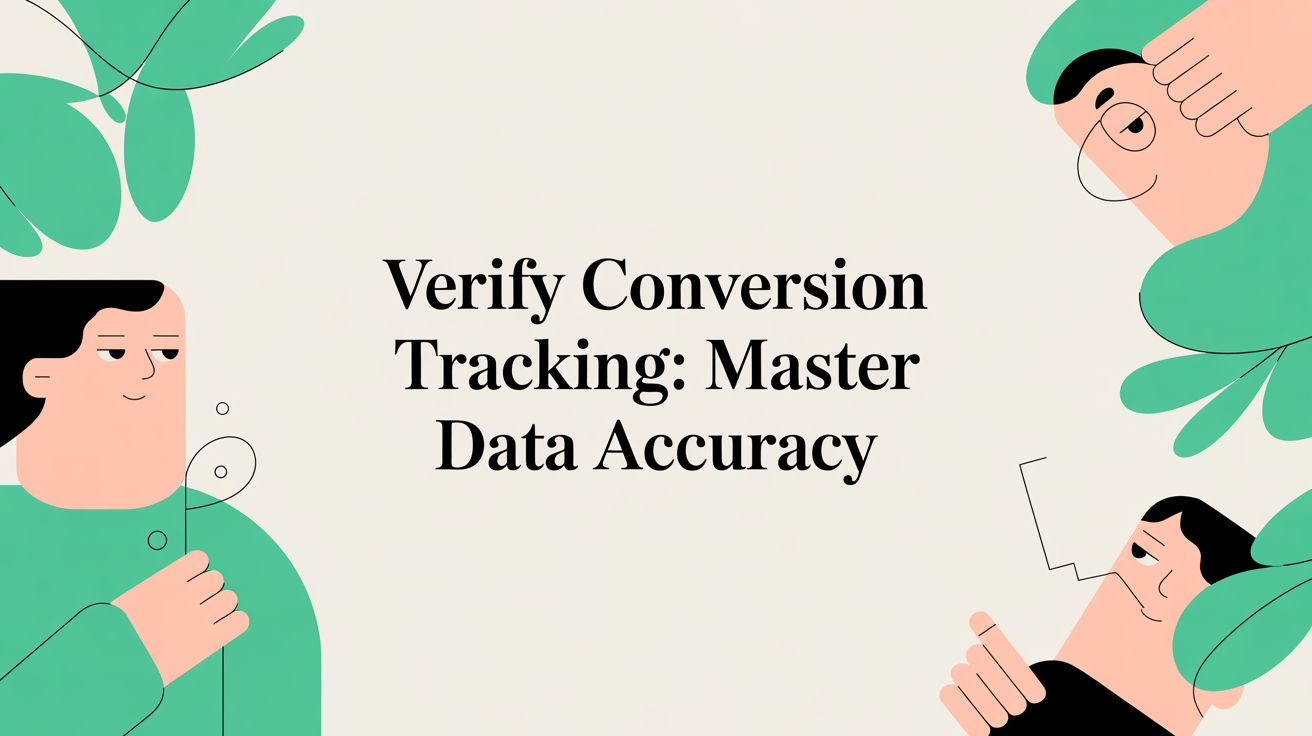 Verify Conversion Tracking: Master Data Accuracy