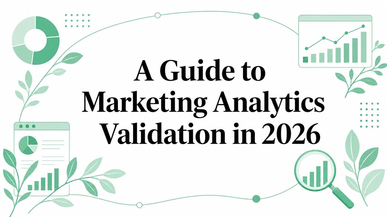 A Guide to Marketing Analytics Validation in 2026