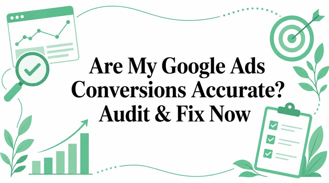 Are My Google Ads Conversions Accurate? Audit & Fix Now
