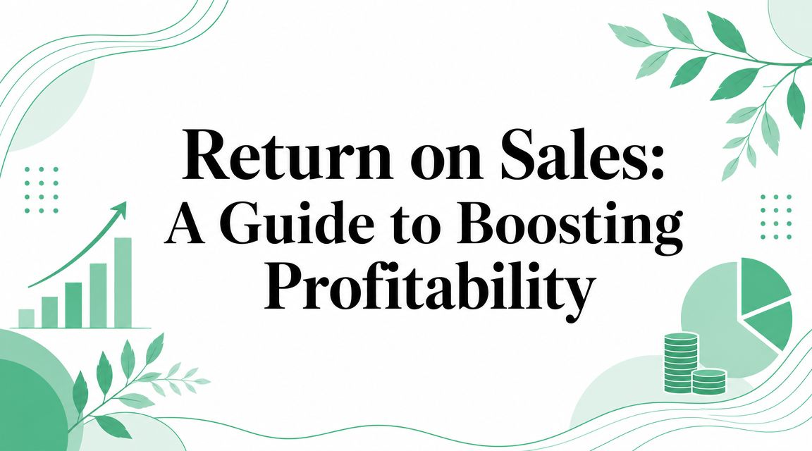 Return on Sales: A Guide to Boosting Profitability