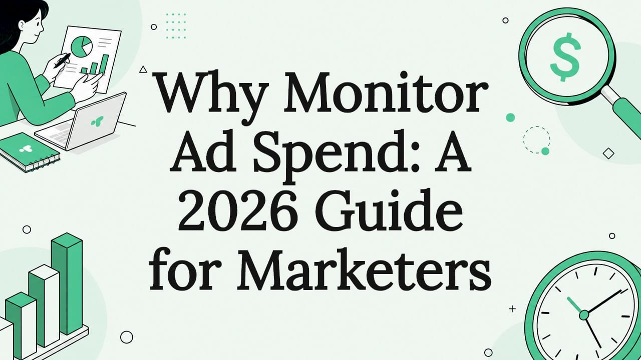 Why Monitor Ad Spend: A 2026 Guide for Marketers