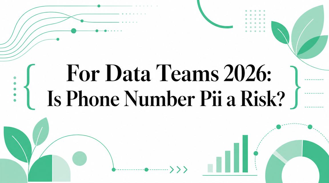 For Data Teams 2026: Is Phone Number Pii a Risk?