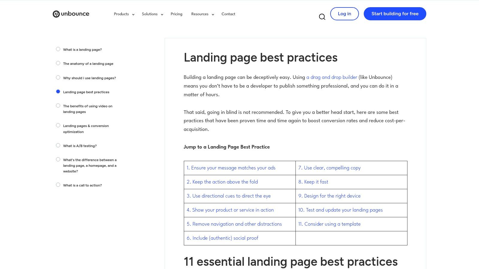 Unbounce, Research‑backed best practices + Conversion Benchmark Report