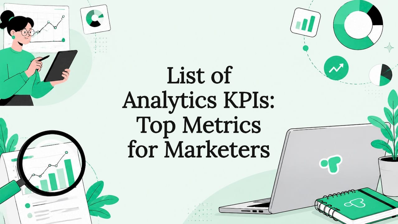 List of Analytics KPIs: Top Metrics for Marketers