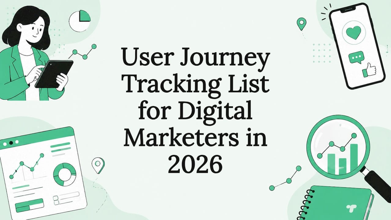 User Journey Tracking List for Digital Marketers in 2026