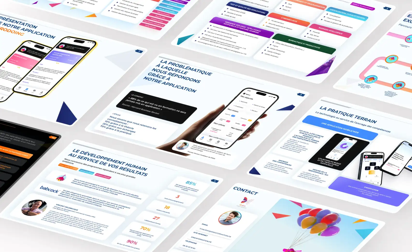 Branding Sinea Formation par Ferr Studio