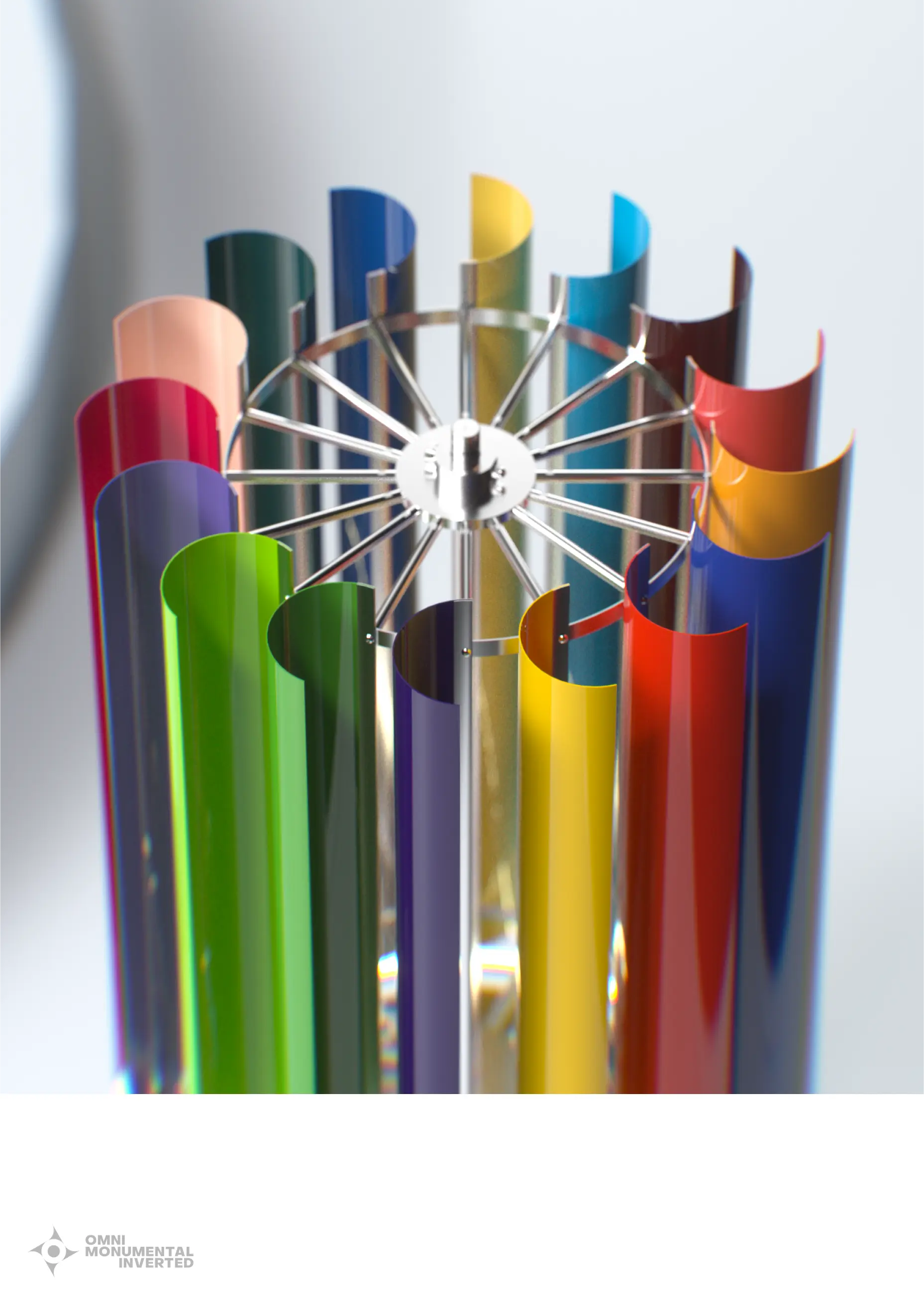 Rendu 3D Windturbine OMNI présenté par Ferr Studio