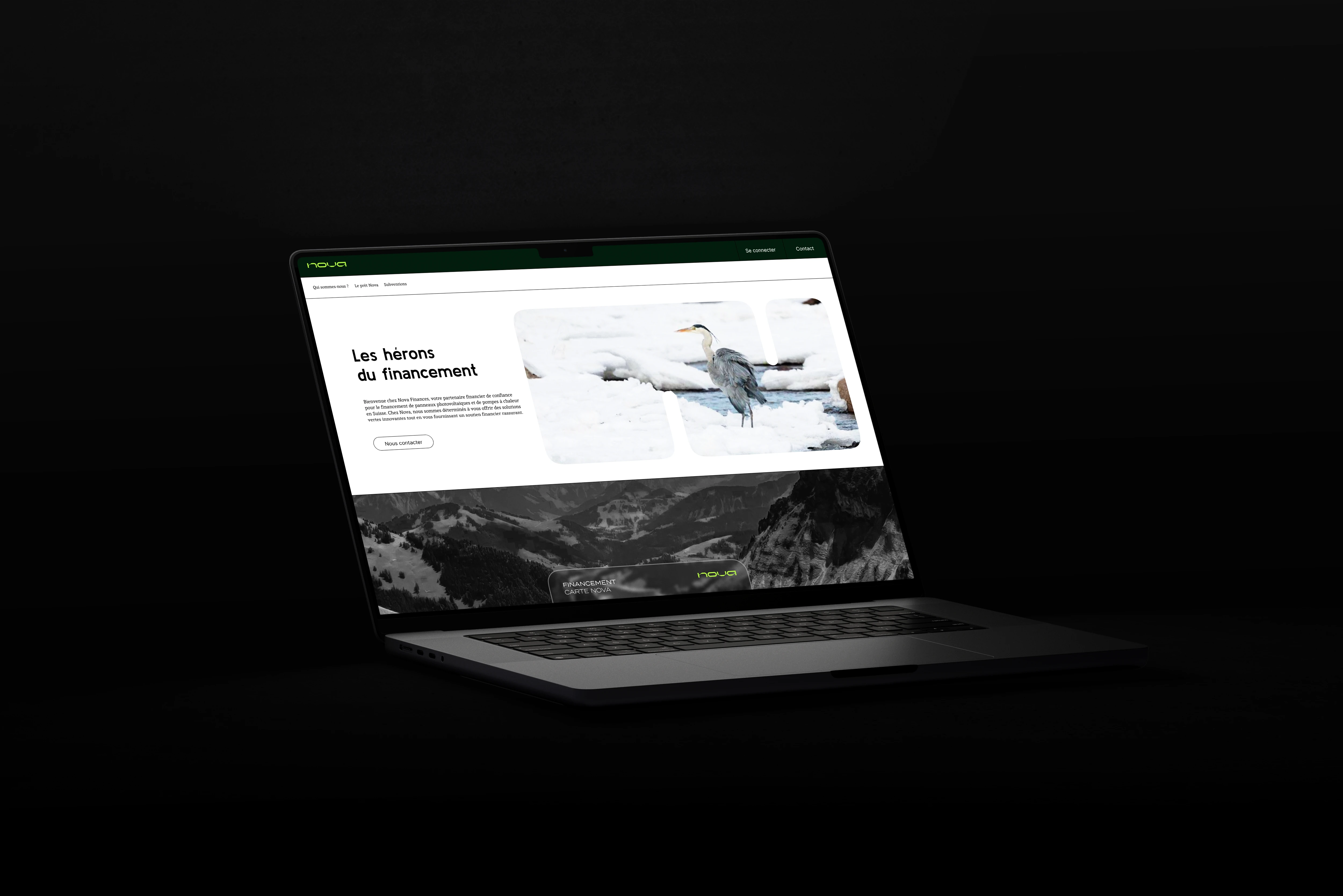 Maquette MacBook illustrant une UX réussie