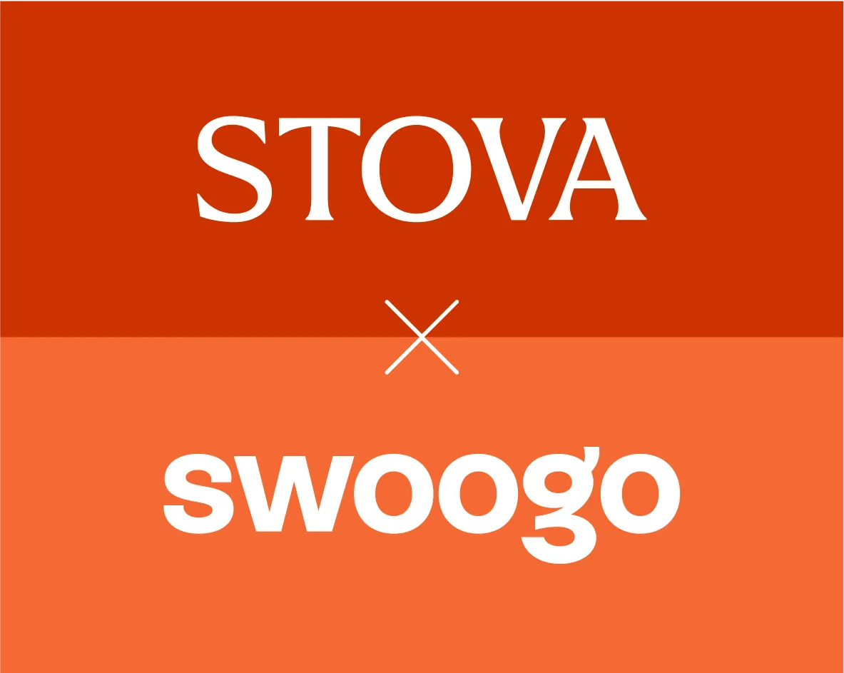 Comparison chart illustrating Stova vs Swoogo event management platform features, pricing, and user reviews.
