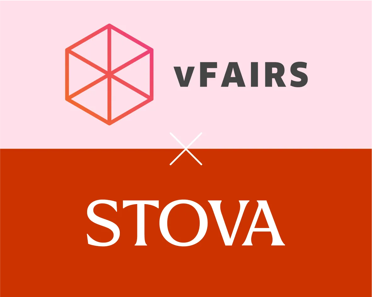Comparison chart illustrating vFairs vs Stova event management platform features, pricing, and user reviews.