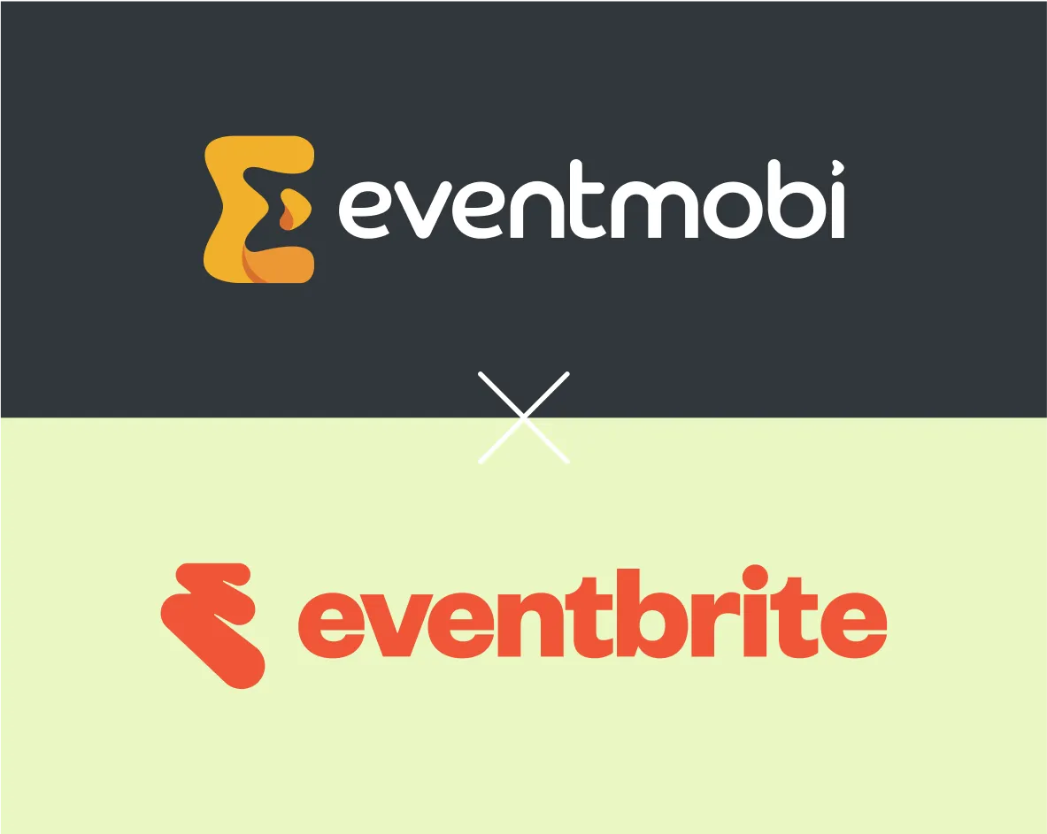 Comparison chart illustrating Eventbrite vs EventMobi features, pricing, and reviews for event professionals.