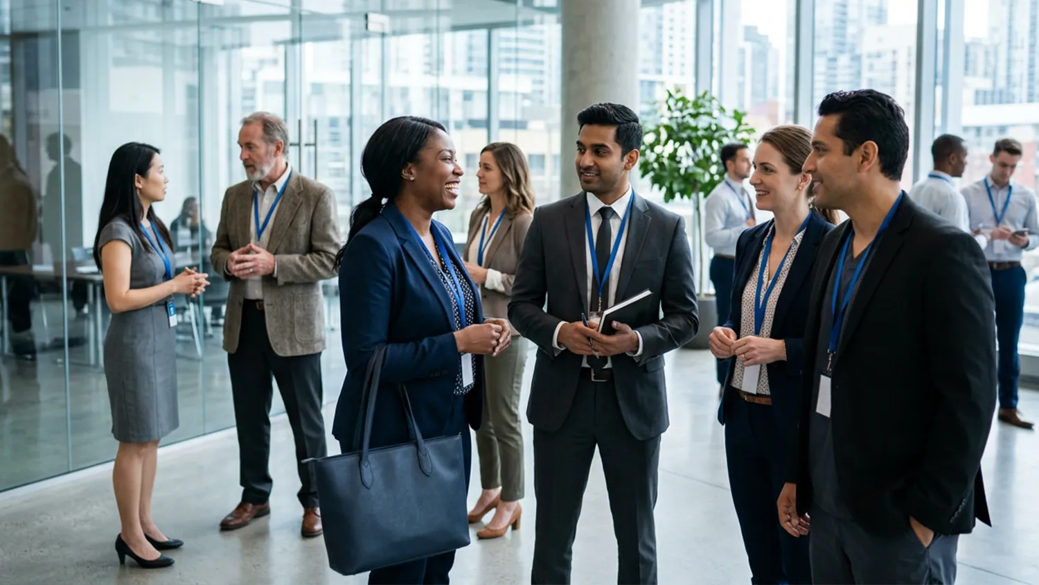 Professionals from associations and enterprises attending a conference that offers continuing education credits.