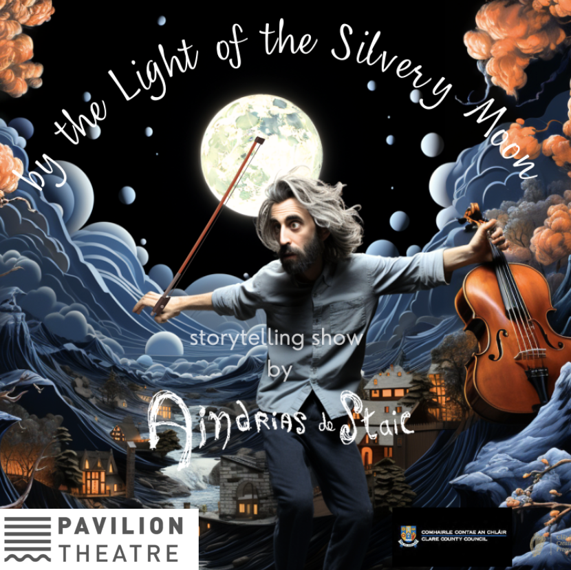 By the light of the silvery moon, an Irish traditional storytelling show by Aindrias de Staic