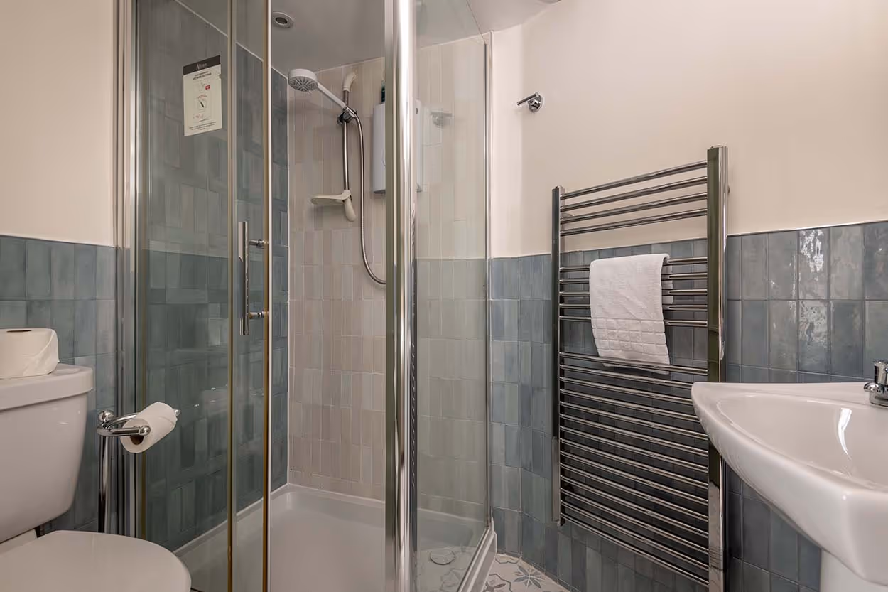 A bathroom at the Albany Hotel St ANdrews