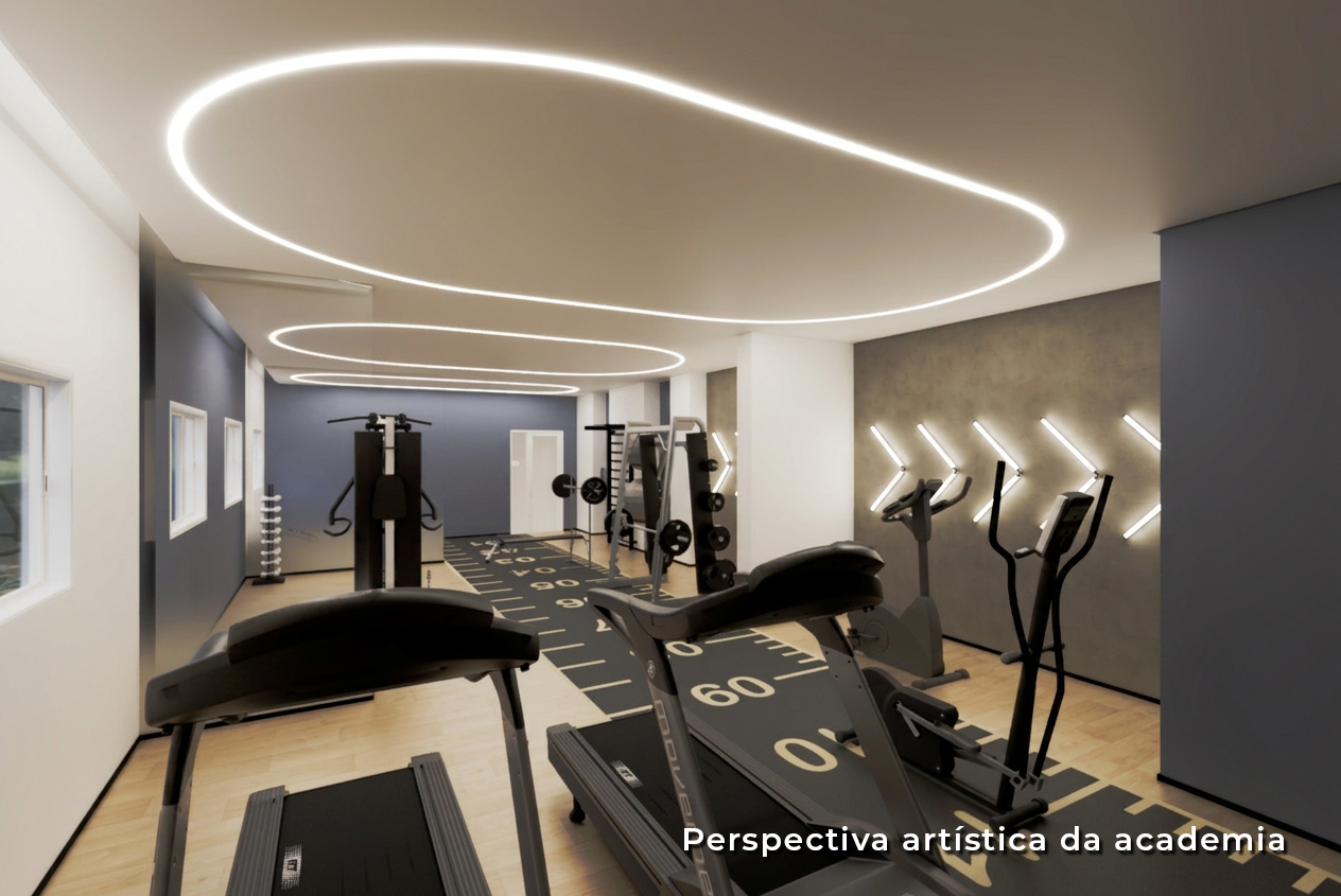 Perspectiva ilustrada da academia
